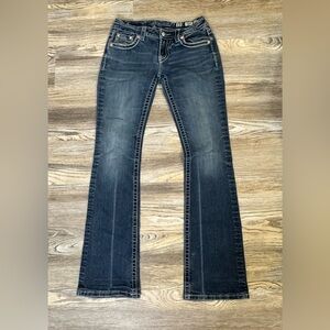 Miss Me Size 28 Bootcut Blingy Pocket Signature Jeans